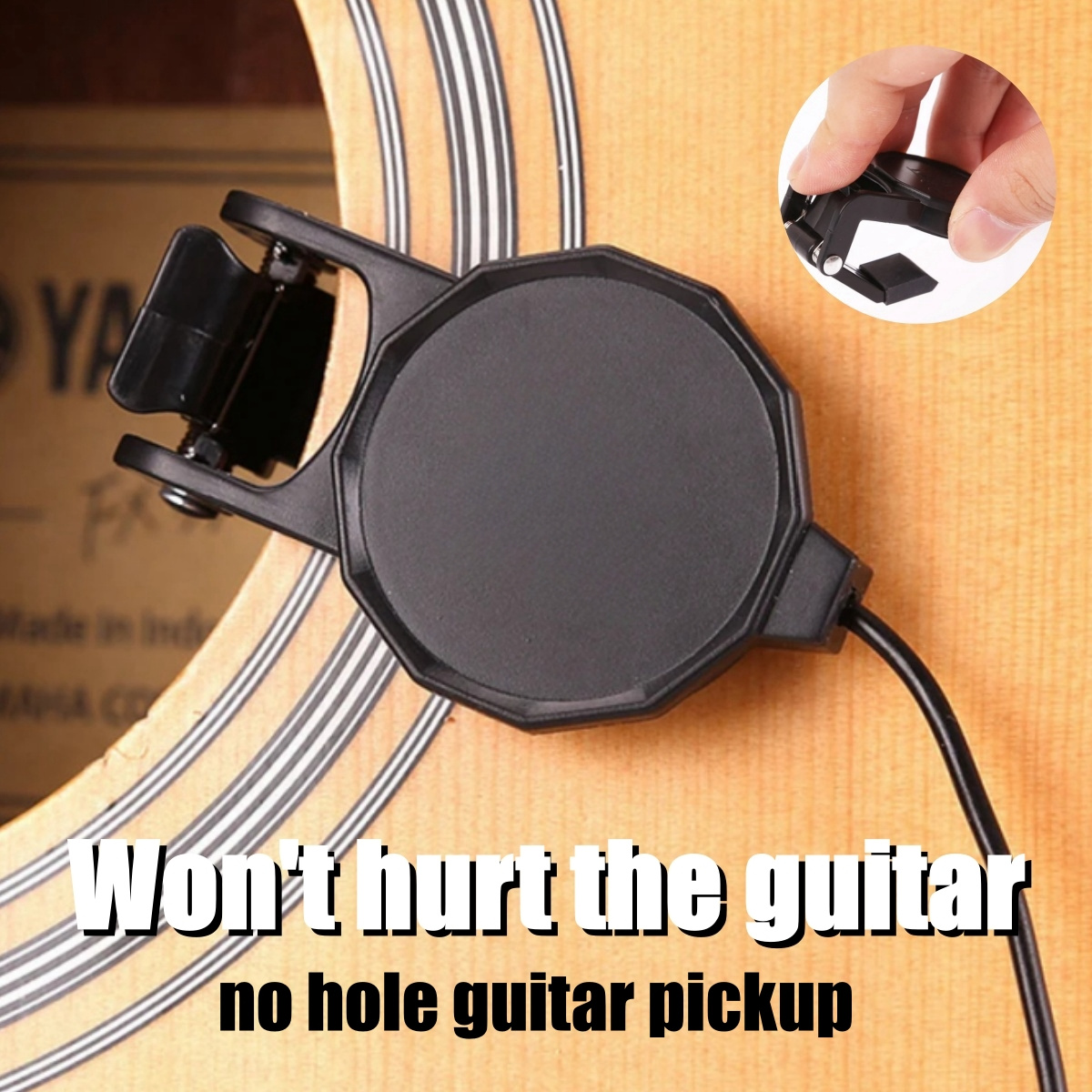 Musical Instruments Easy - Audio Jack Clip Op Pickup voor