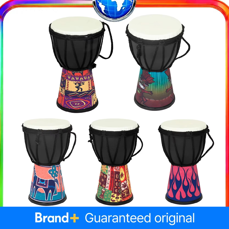 Djembe Hand Drum - 4-inch Afrikaanse trommel ABS Drumholte Draagbare