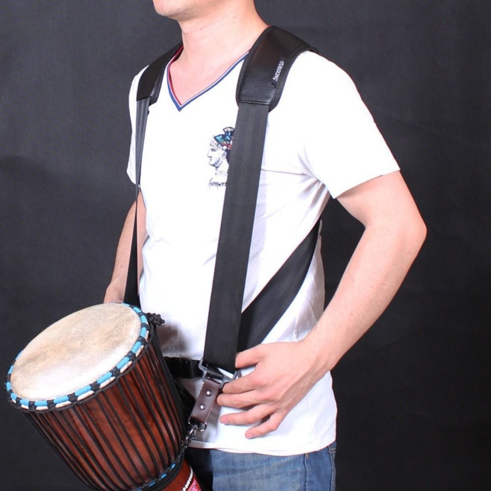 Djembe Hand Drum - Verdikte, gevoerde Djembe schouderbanden, vervangende tamboerijn