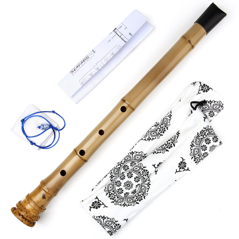 Shakuhachi Bamboo Flute - Verticale Bamboe Fluit met Shakuhachi, Houtblazers