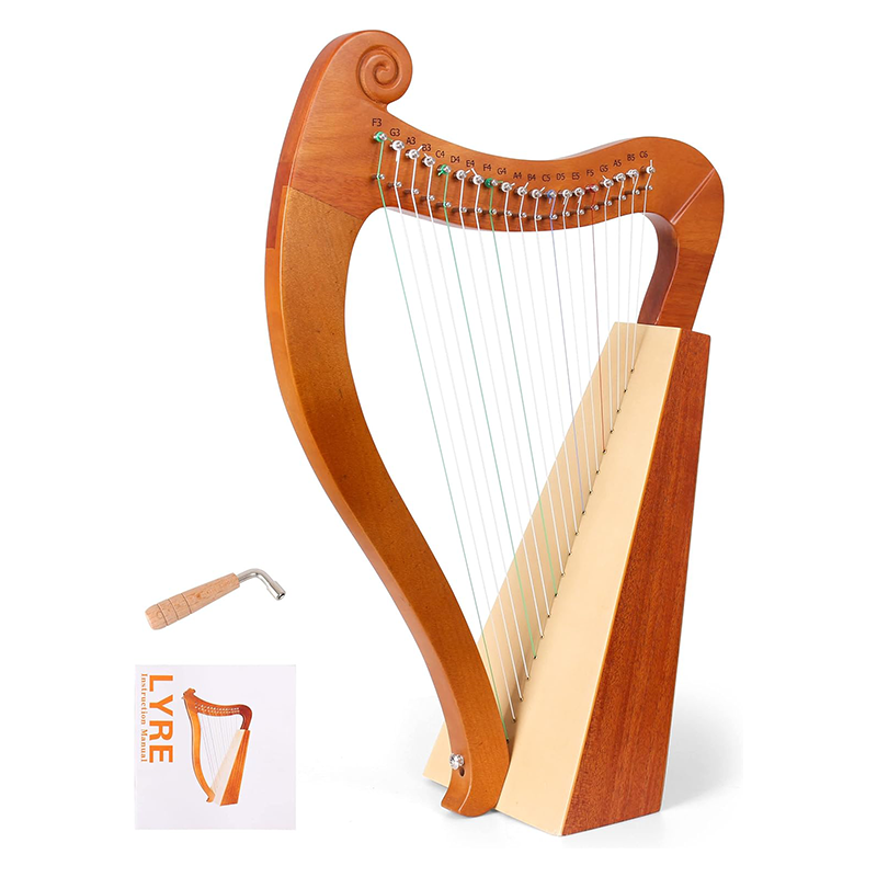 Musical Instrument Lyre - 15 19-snarige mini-harp lierpiano massief houten