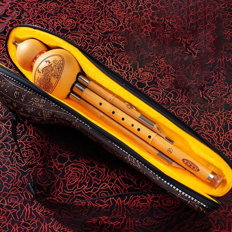 Shakuhachi Bamboo Flute - Anti Fall Hulusi Professioneel spelen Afneembare