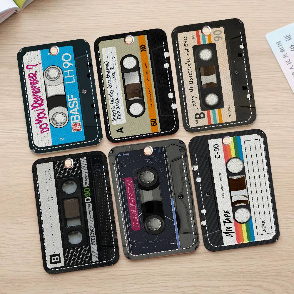 Musical Instrument Cajon - Retro Cassette Muziek Tape Bankkaart, Metro,