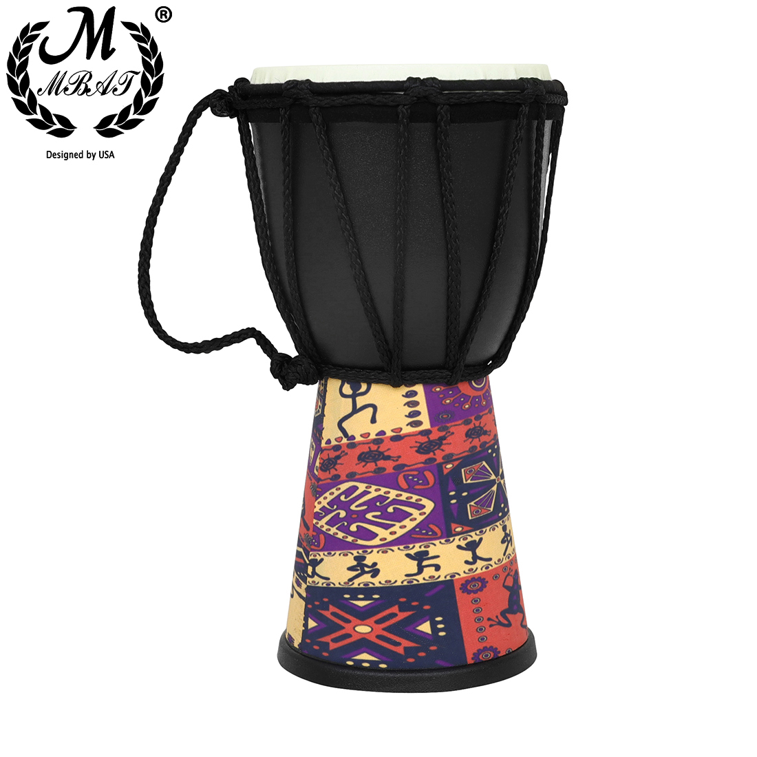 M MBAT 4-Inch Djembe Drum ABS  - Djembe Hand Drum recensie en prijs