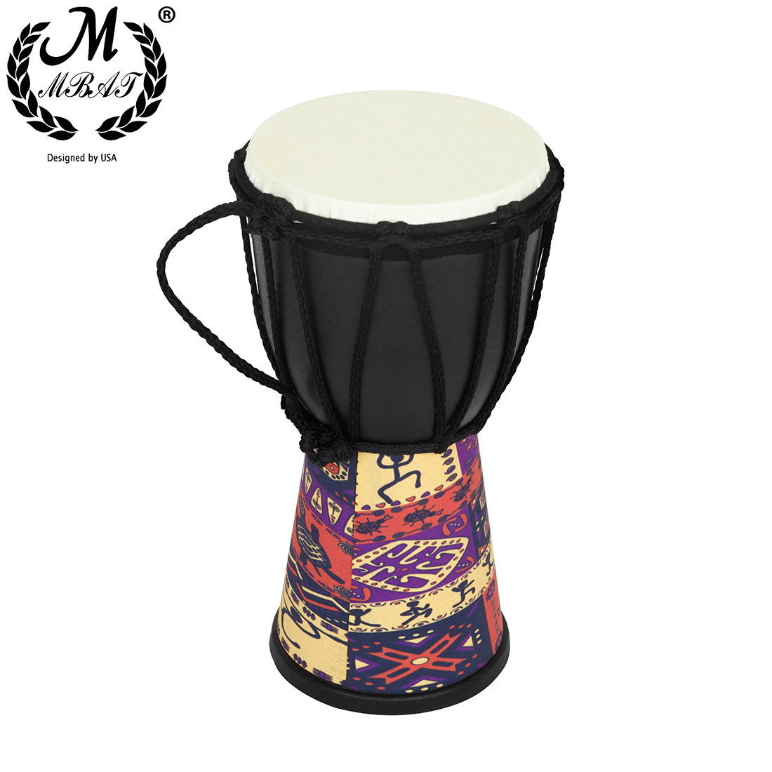 M MBAT 4-Inch Djembe Drum ABS  - Djembe Hand Drum recensie en prijs