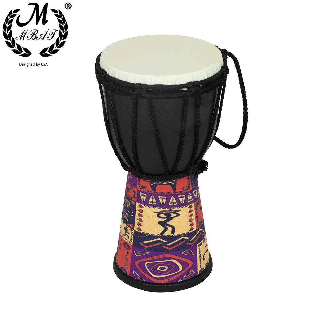 M MBAT 4-Inch Djembe Drum ABS  - Djembe Hand Drum recensie en prijs