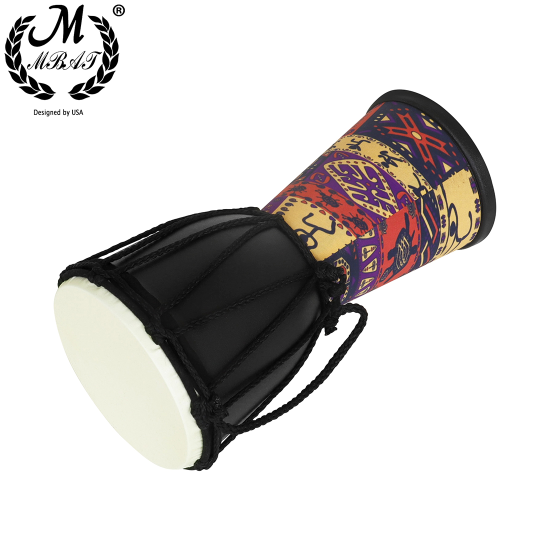 M MBAT 4-Inch Djembe Drum ABS  - Djembe Hand Drum recensie en prijs
