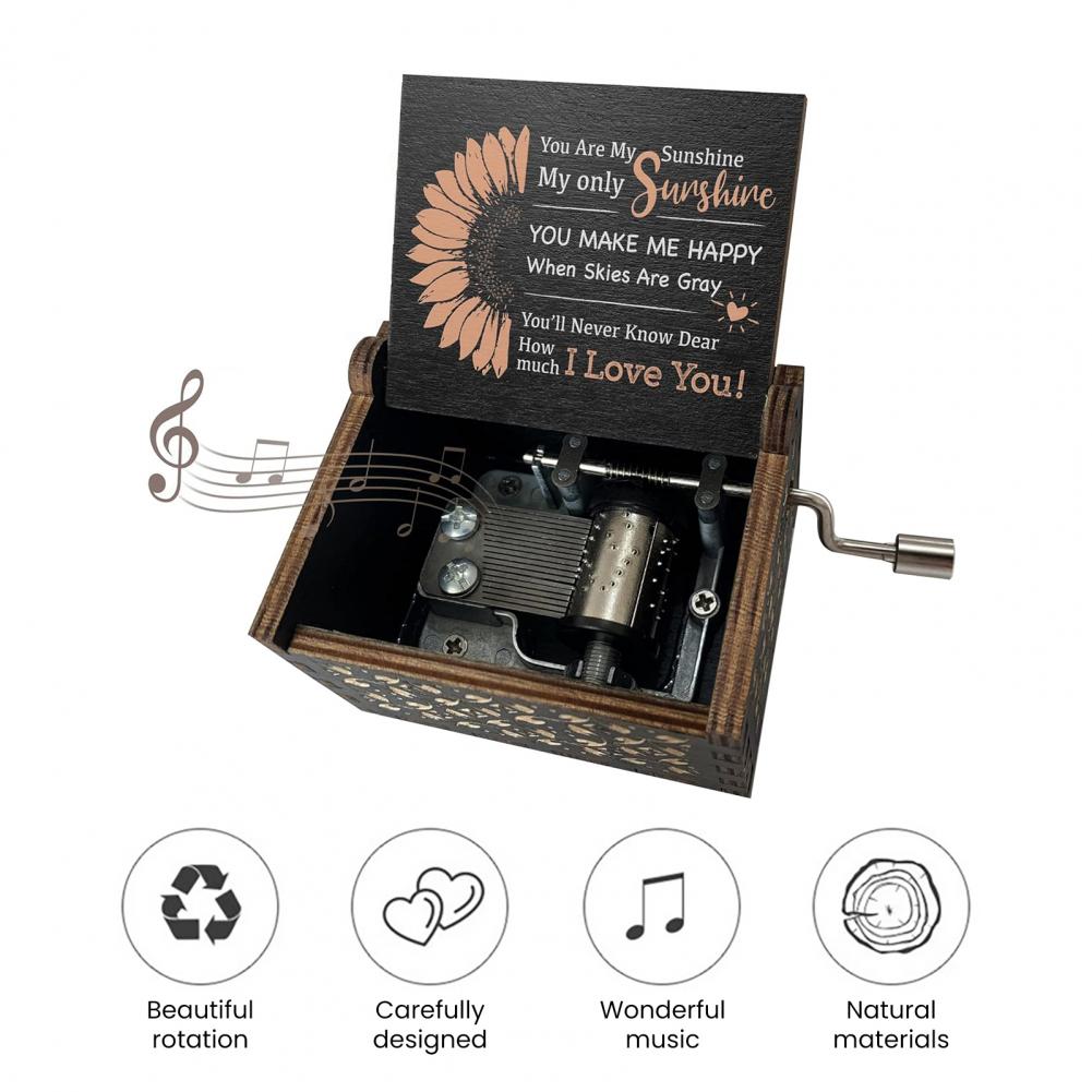 6.4*5.2Cm Mini Muziekdoos Rote - Musical Instrument Cajon recensie en prijs