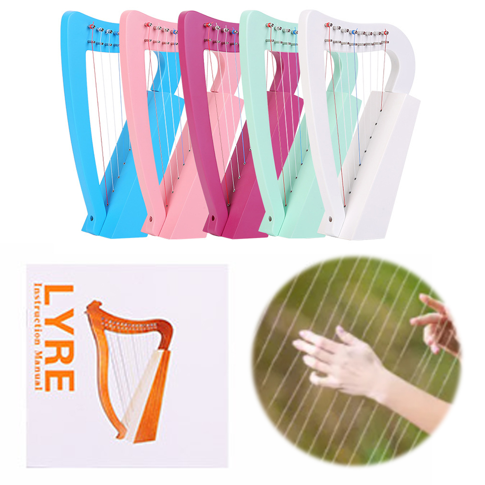 8-snarige lierharp massief hou - Musical Instrument Lyre recensie en prijs