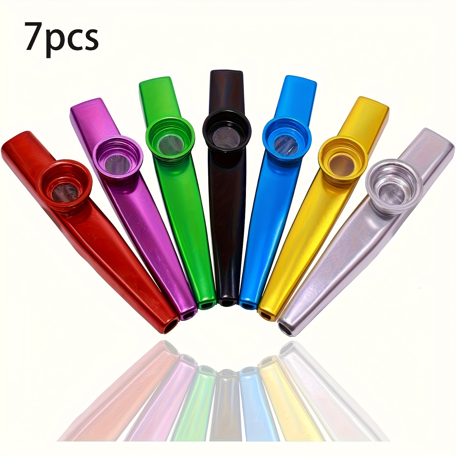 7 stks Metalen Kazoos Eenvoudi - Musical Instruments Easy recensie en prijs