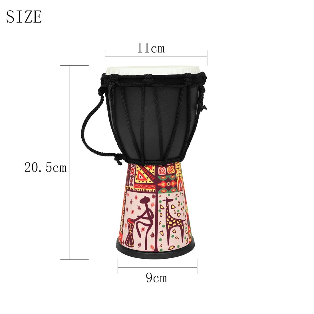 4-inch Afrikaanse trommel ABS  - Djembe Hand Drum recensie en prijs