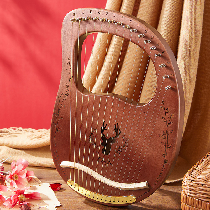 16 Snaren Lier Harp Mahoniehou - Musical Instrument Lyre recensie en prijs