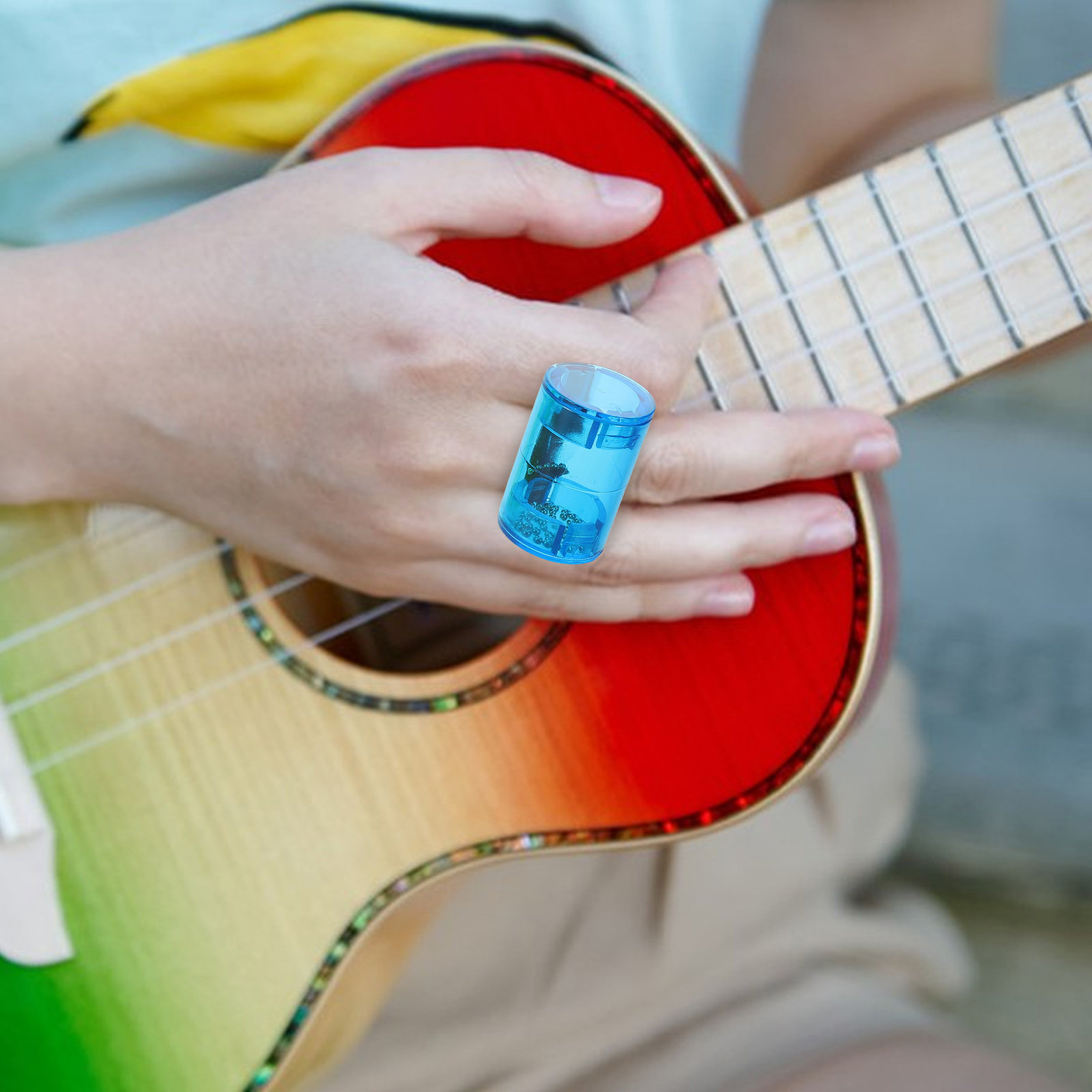 4-delige ukelele vinger-shaker - Musical Instrument Cajon recensie en prijs