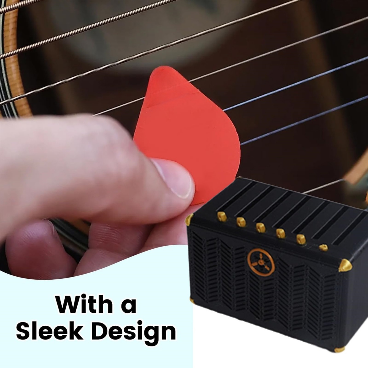 Gitaarplectrumhouder, 3D-gepri - Musical Instrument Cajon recensie en prijs