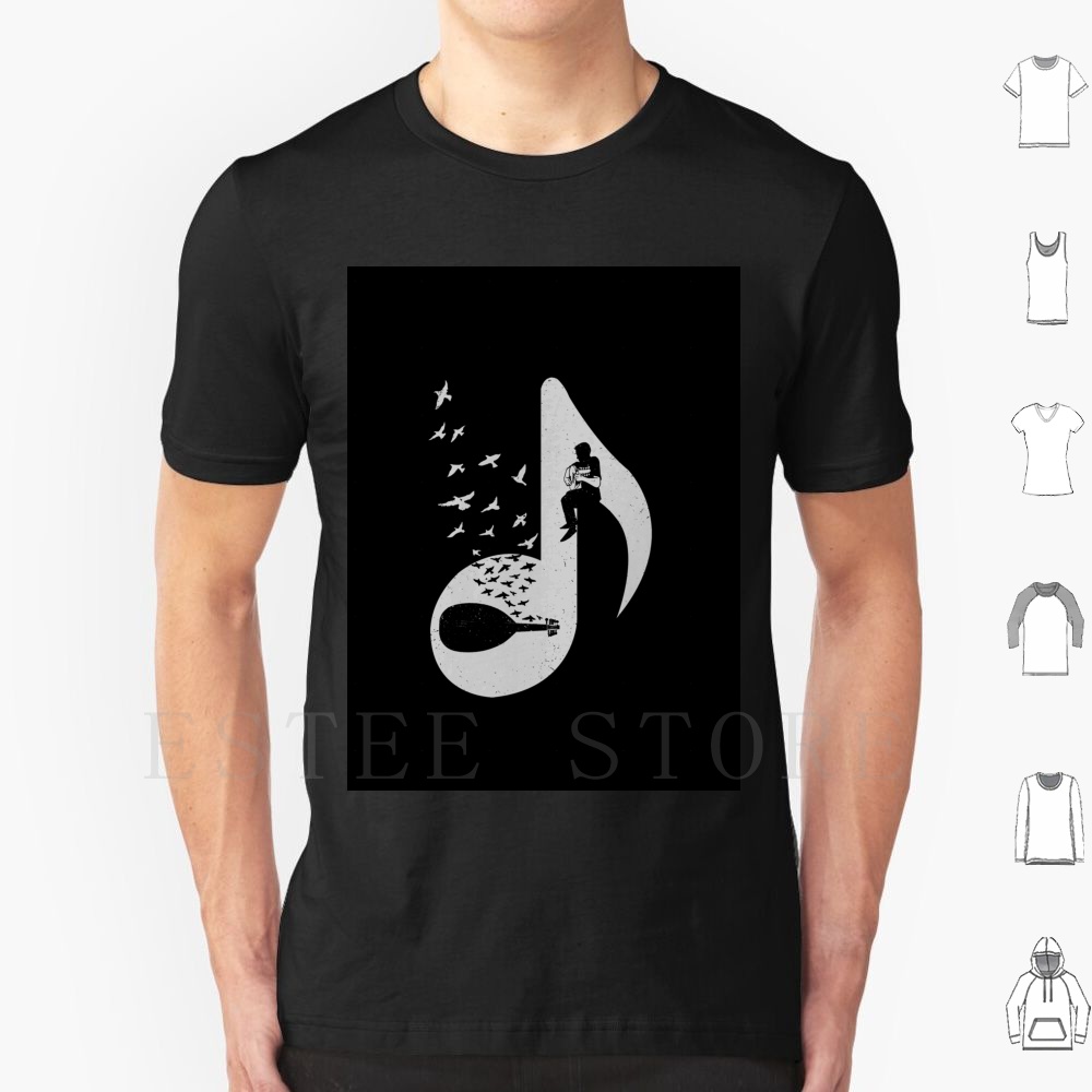 Muzieknoot-Oud T-shirt Mannen  - Musical Instrument Oud recensie en prijs