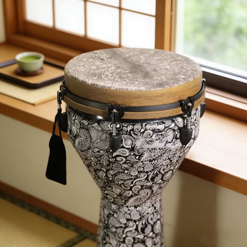 12 inch ecologische houten dje - Djembe Hand Drum recensie en prijs
