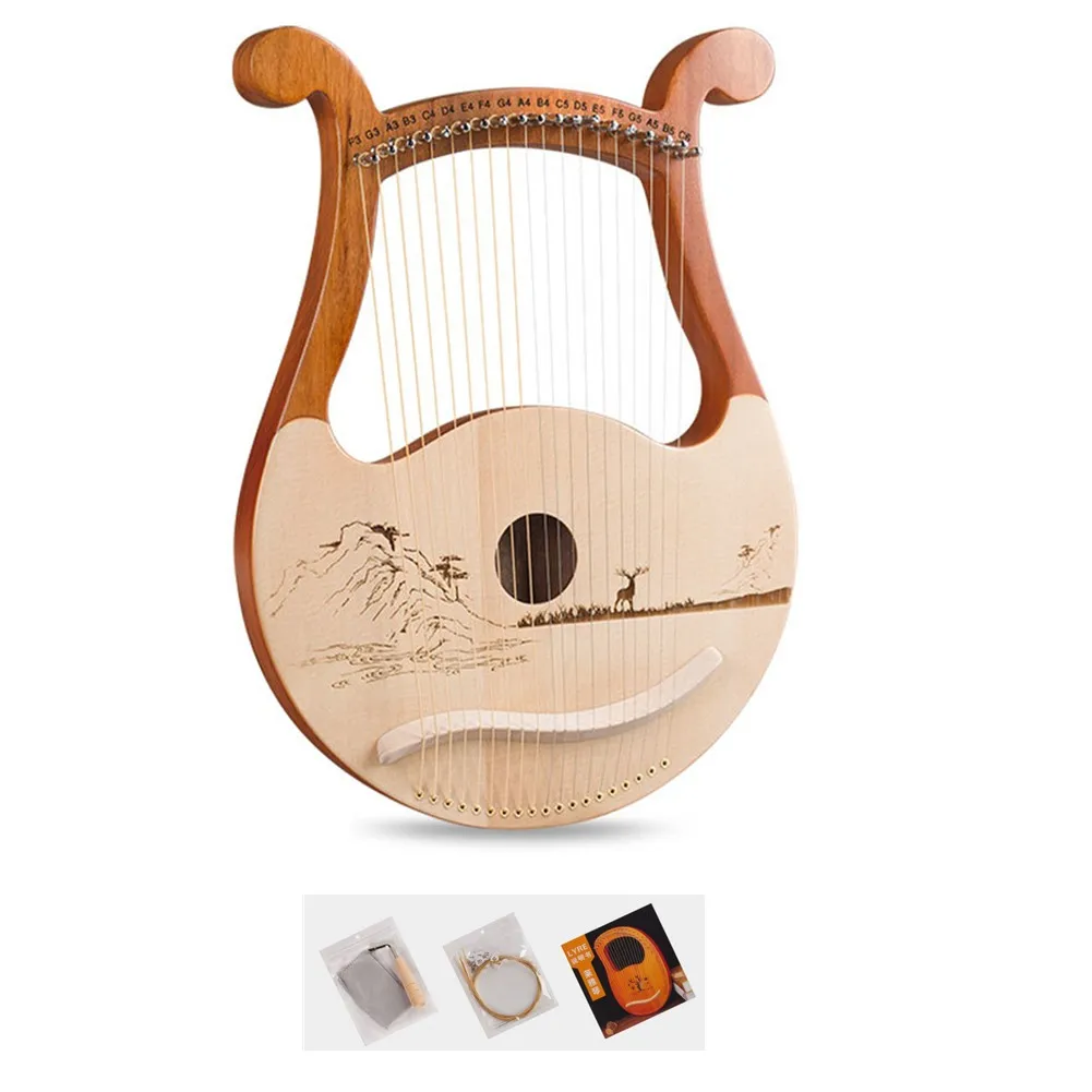 Hoge kwaliteit 19-snarige lier - Musical Instrument Lyre recensie en prijs